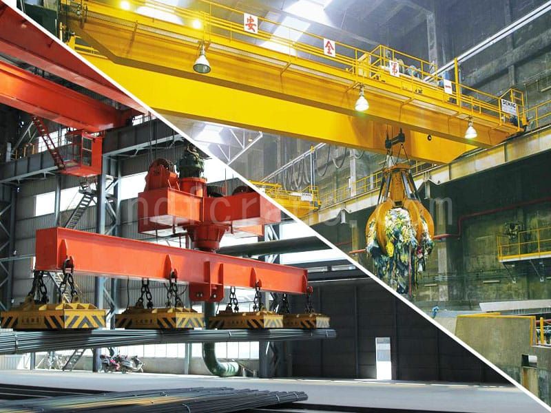 Grab And Magnetic Overhead Cranes Manufacturer in China | Dafang Crane