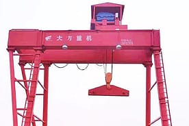 Gantry crane ya tairi mbili 3 1 1