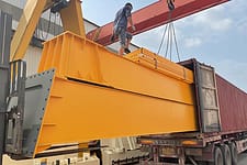 Gantry crane ground beam loading582 346