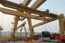 Testing of Double Girder Overhead Crane scaled