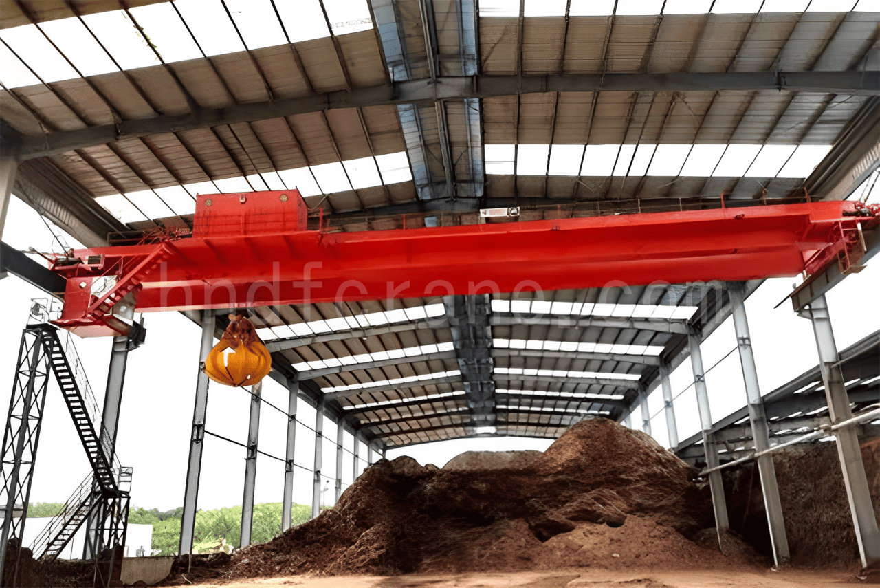 Loose Straw Grab Overhead Crane