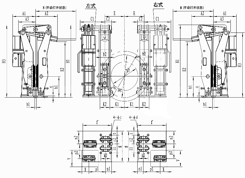 YPZ2 Electric hydraulic 