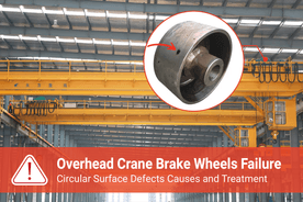 Overhead Crane Brake Wheels Failure