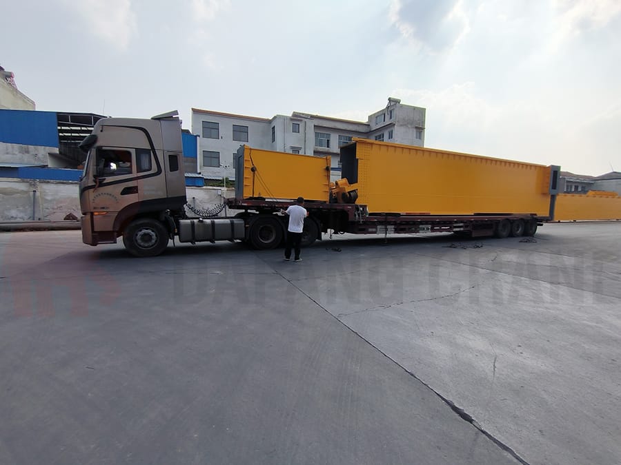 Delivery of double girder gantry crane