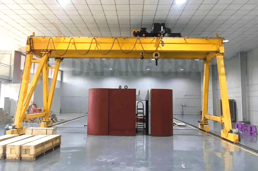 Double Girder Gantry In Workshop