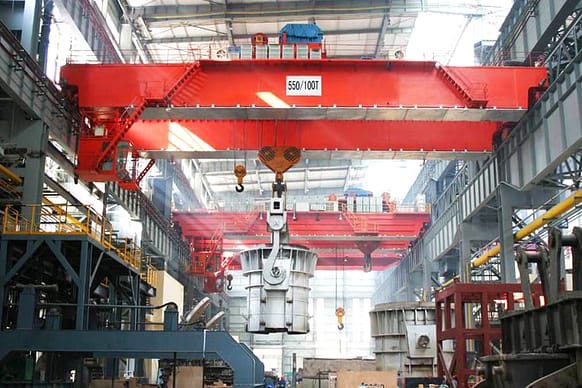 Foundry Overhead Cranes Manufacturer in China | Dafang Crane