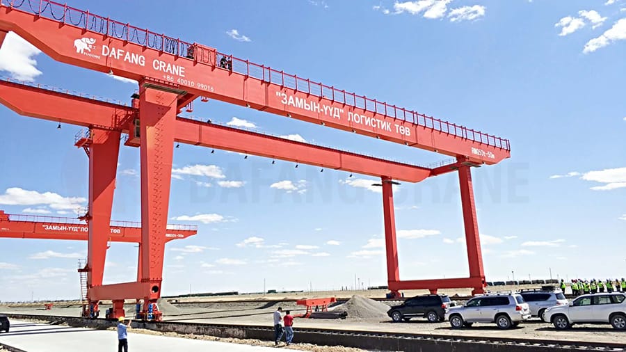 Istruktura ng Tulay na Gantry Crane na Naka-mount sa Riles